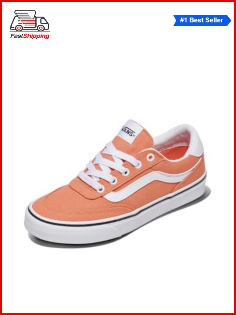 ✨ Vans Brooklyn LS Low-Top Sneakers Canvas Waffle Outsole Skate Casual Shoes